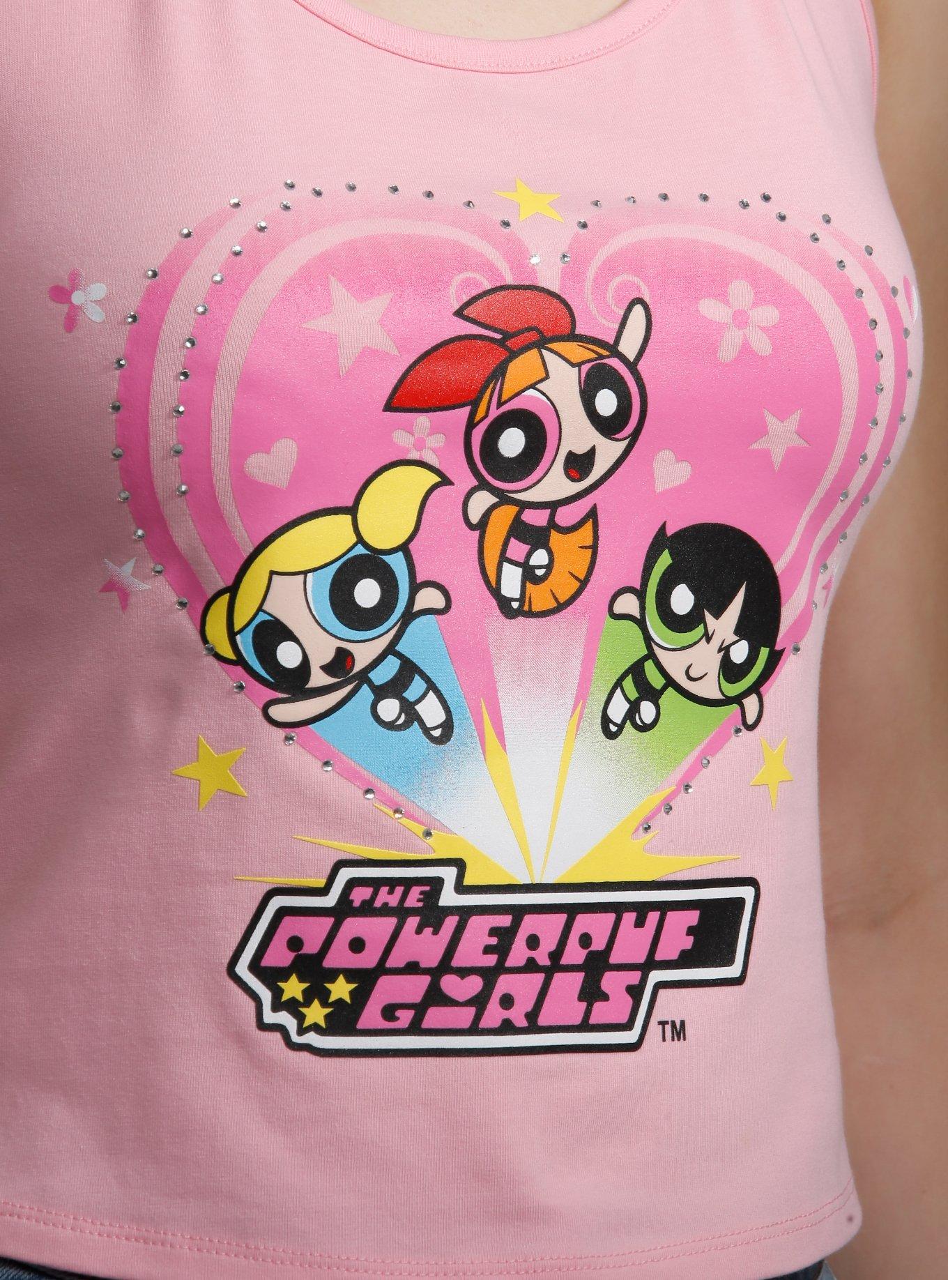 The Powerpuff Girls Rhinestone Halter Top, MULTI, alternate