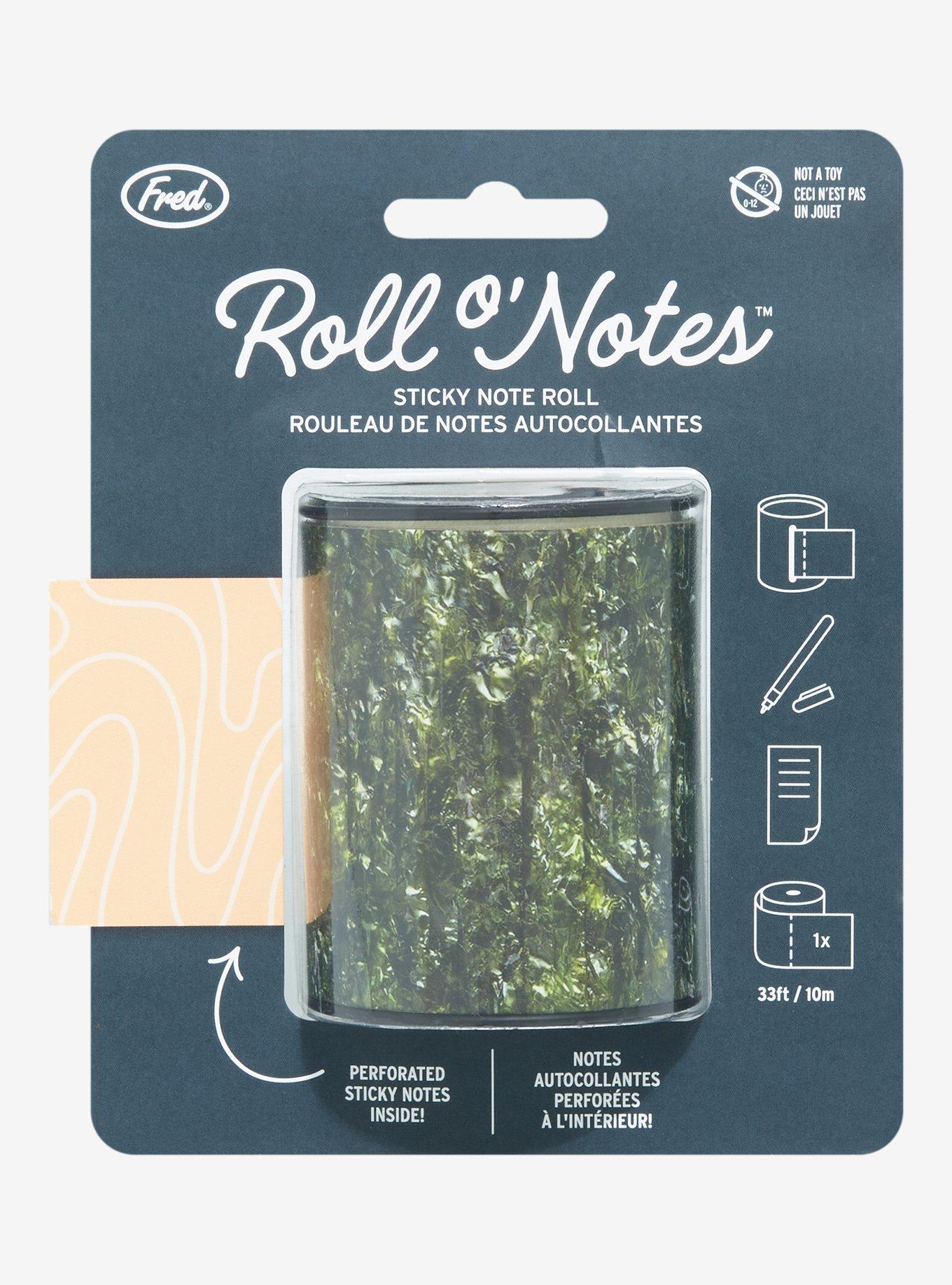 Fred Roll o’ Notes Sushi Roll Sticky Note Roll, , alternate