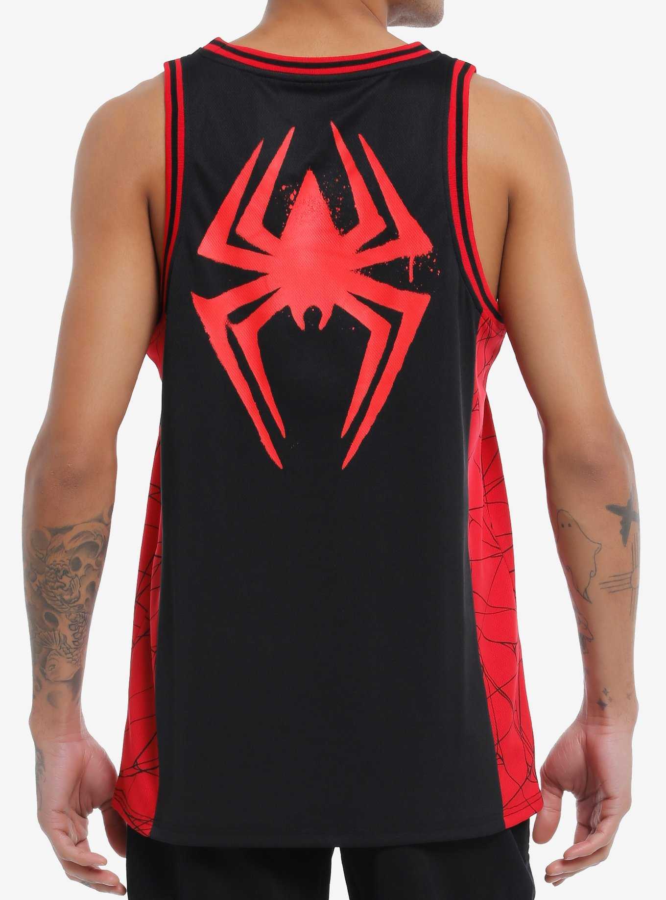 Marvel Spider-Man: Across The Spider-Verse Miles Morales Basketball Jersey, , hi-res