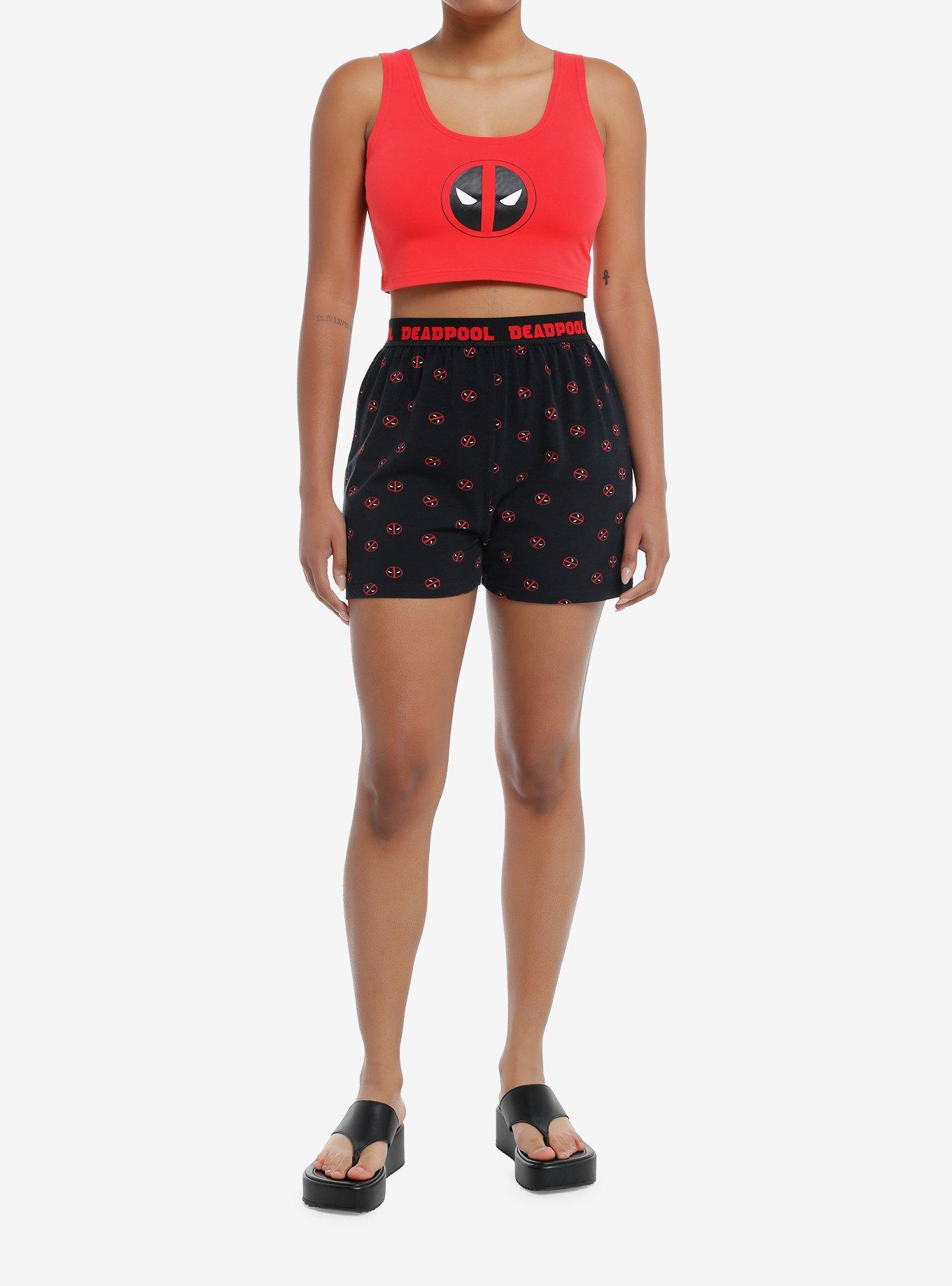 Marvel Deadpool Girls Lounge Set, RED, alternate