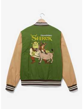 DreamWorks Shrek Logo Varsity Jacket - BoxLunch Exclusive, , hi-res