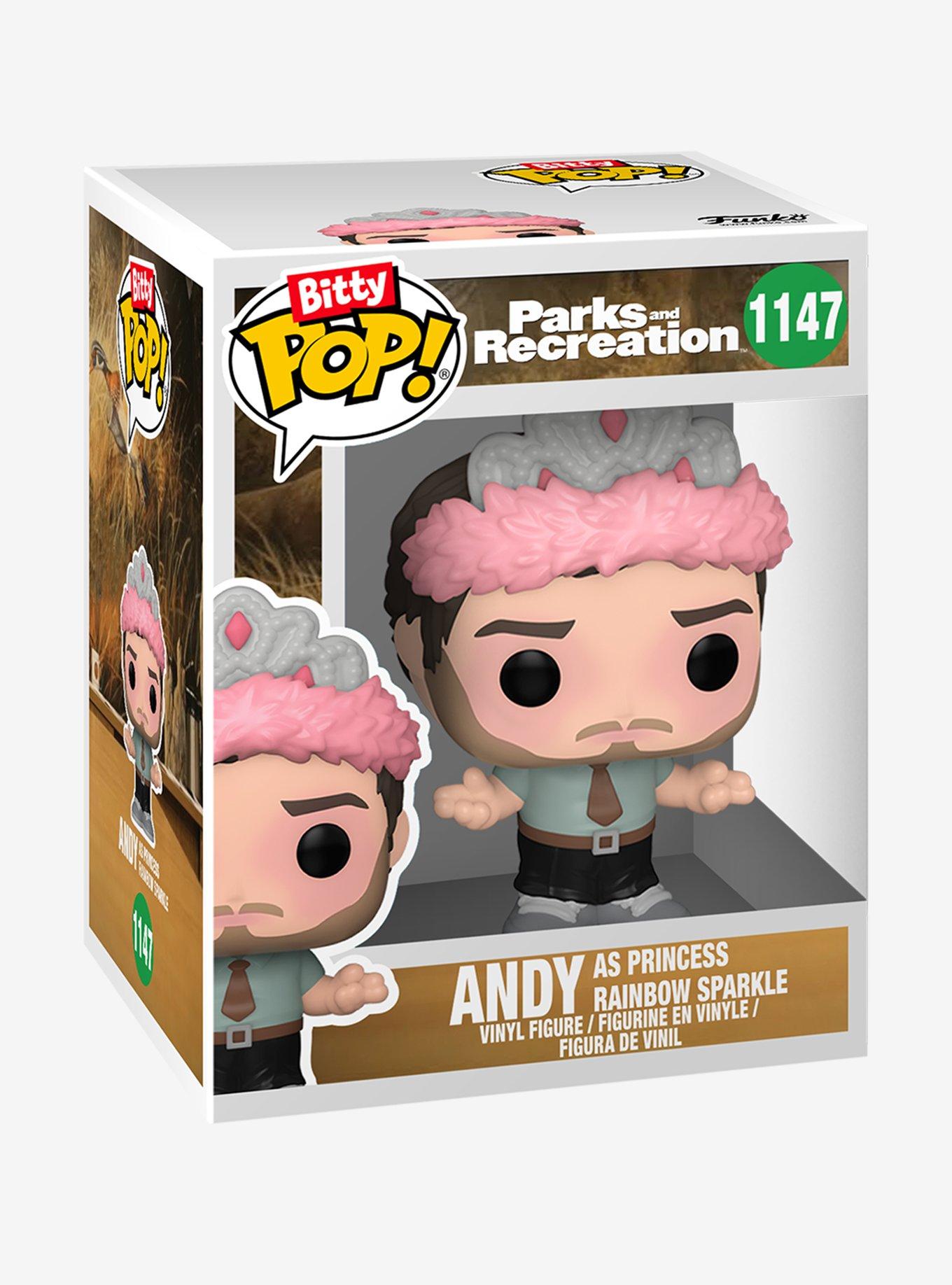 Funko Parks And Recreation Bitty Pop! Andy Dwyer & More Vinyl Figure Set, , alternate