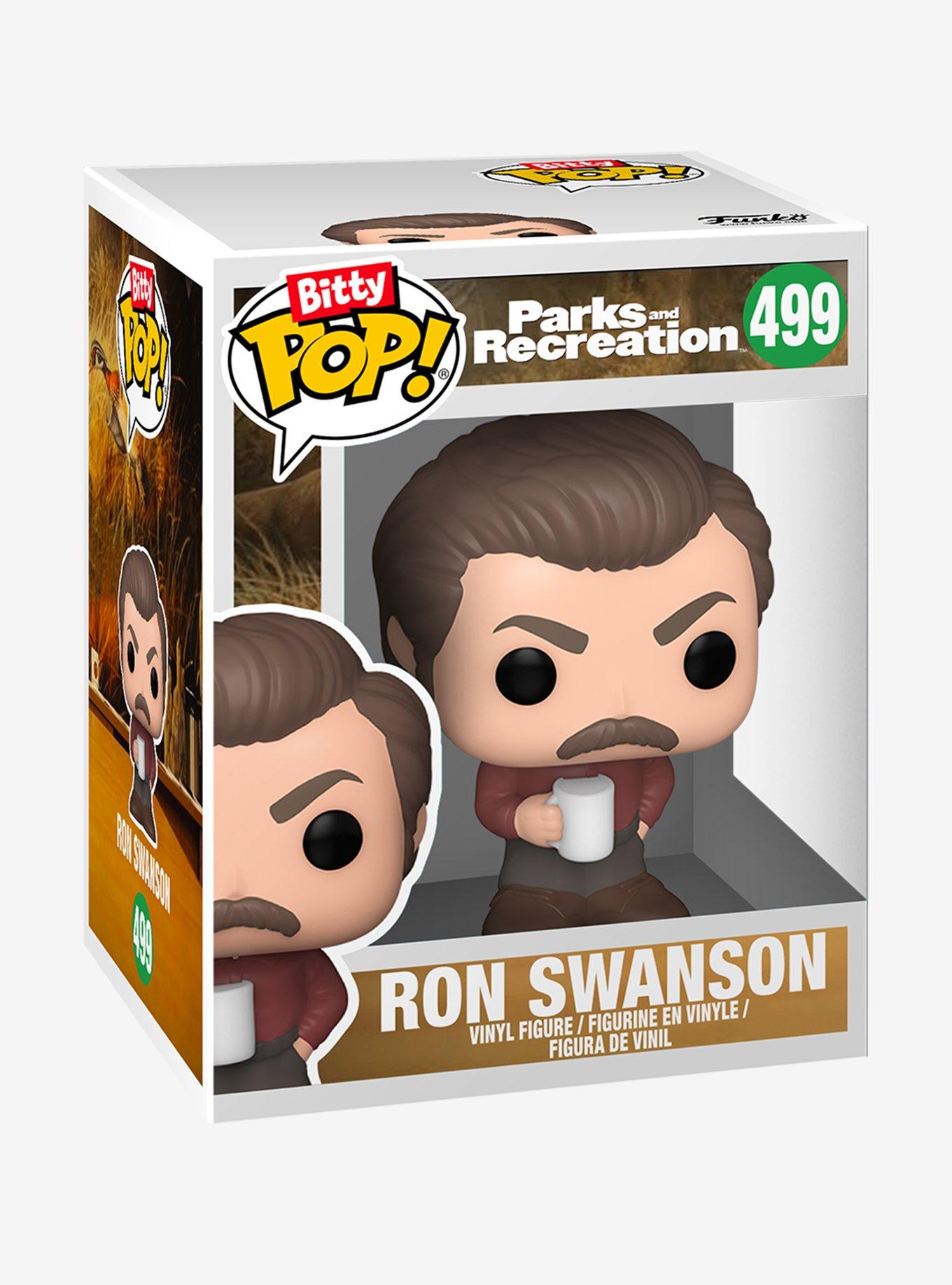 Funko Parks And Recreation Bitty Pop! Ron Swanson & More Vinyl Figure Set, , alternate