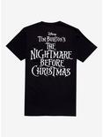 The Nightmare Before Christmas Jack Skellington Storm Jumbo Graphic T-Shirt, BLACK, alternate