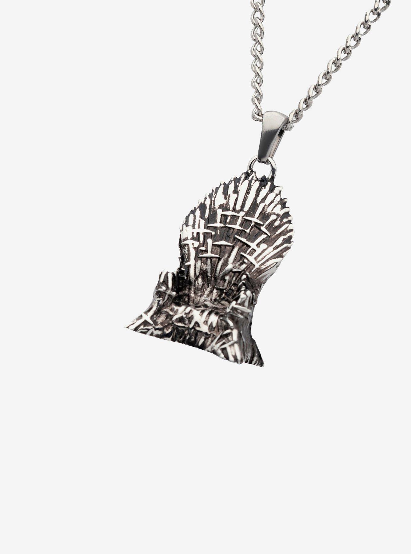 Game Of Thrones Iron Throne Necklace, , alternate