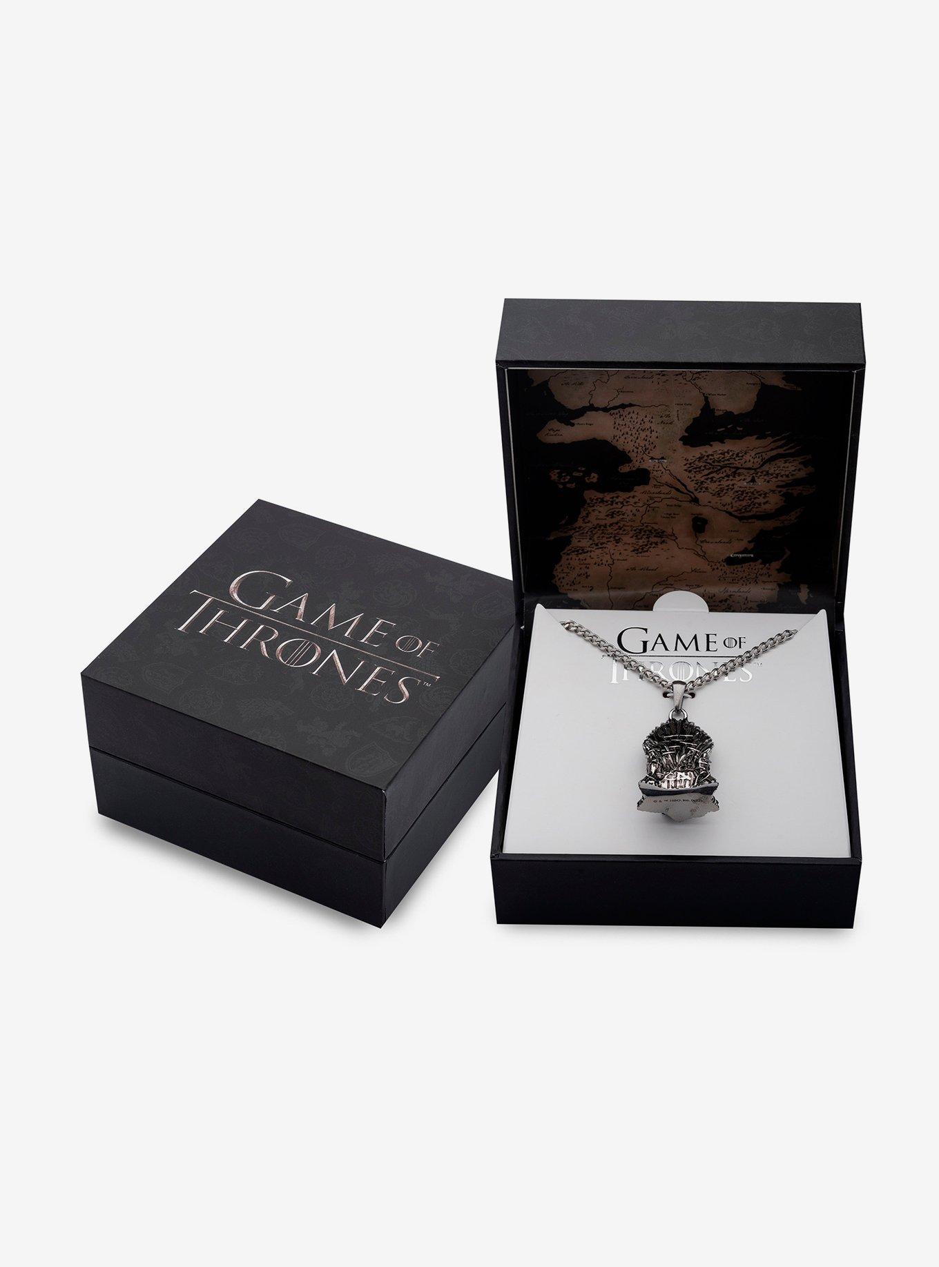 Game Of Thrones Iron Throne Necklace, , alternate