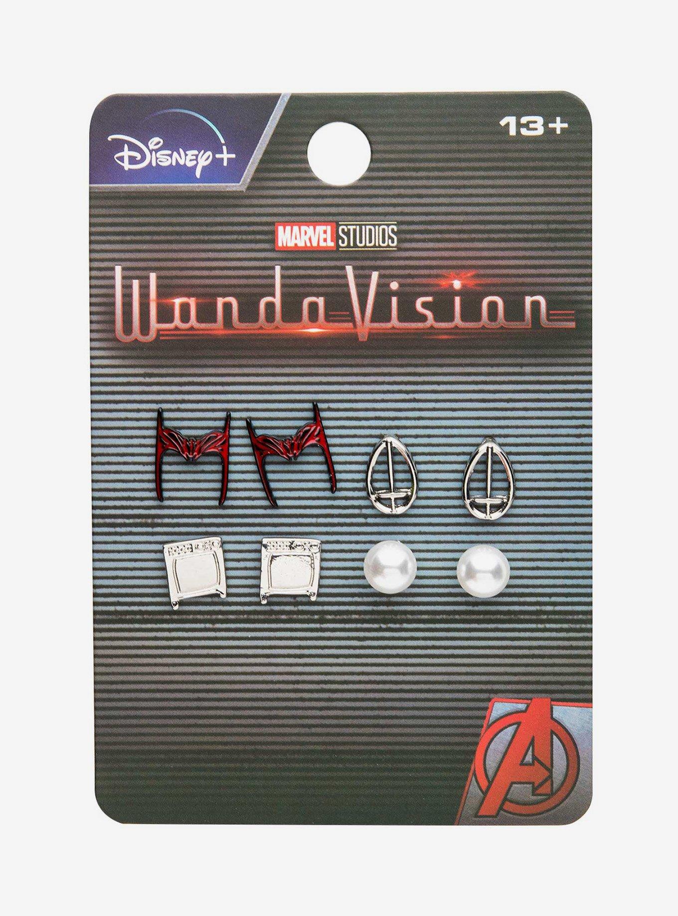 Marvel WandaVision Character Stud Earrings Set, , alternate