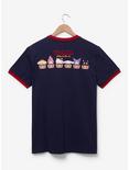 Sanrio Hello Kitty and Friends Kawaii Mart Ringer T-Shirt — BoxLunch Exclusive, NAVY, alternate