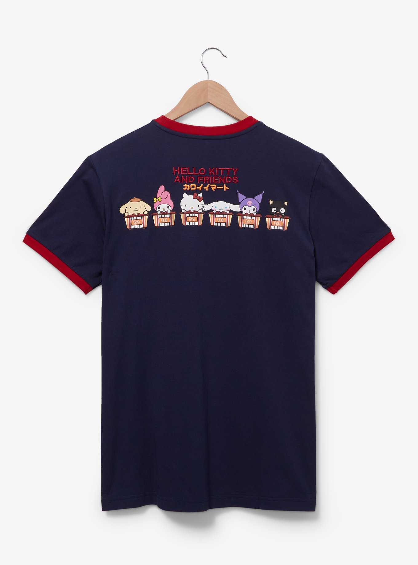 Sanrio Hello Kitty and Friends Kawaii Mart Ringer T-Shirt — BoxLunch Exclusive, , hi-res