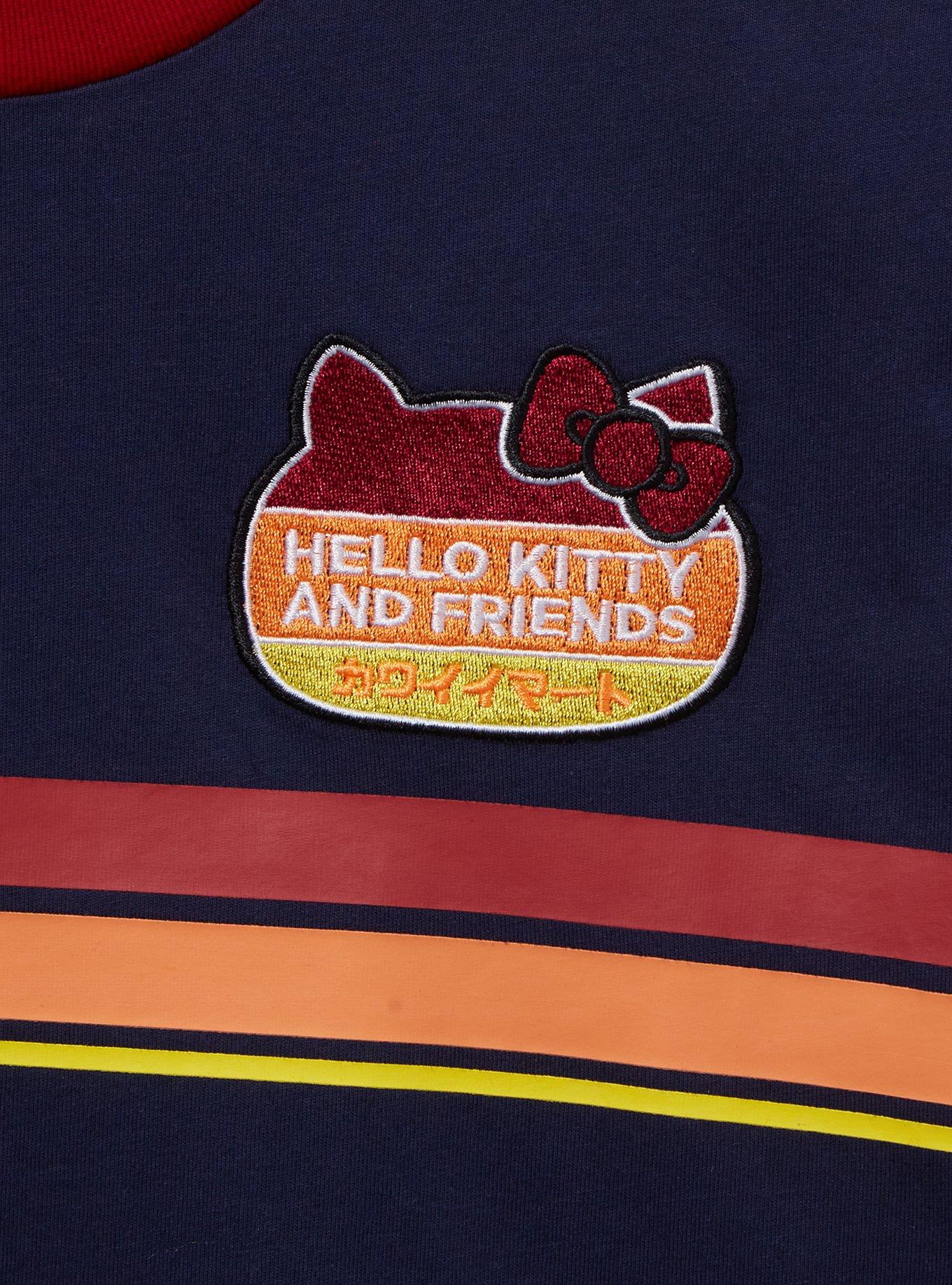 Sanrio Hello Kitty and Friends Kawaii Mart Ringer T-Shirt &mdash; BoxLunch Exclusive, NAVY, alternate