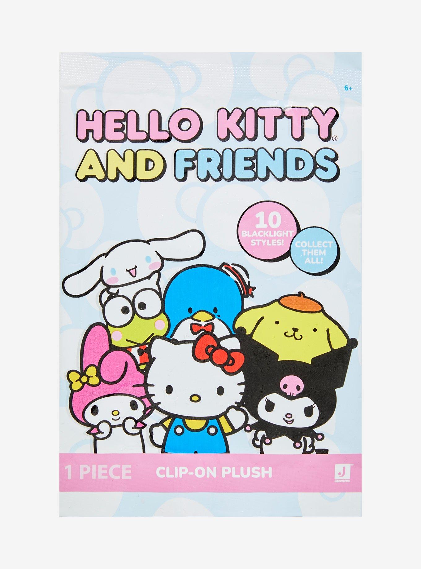 Sanrio Hello Kitty and Friends Blacklight Blind Bag Plush Keychain