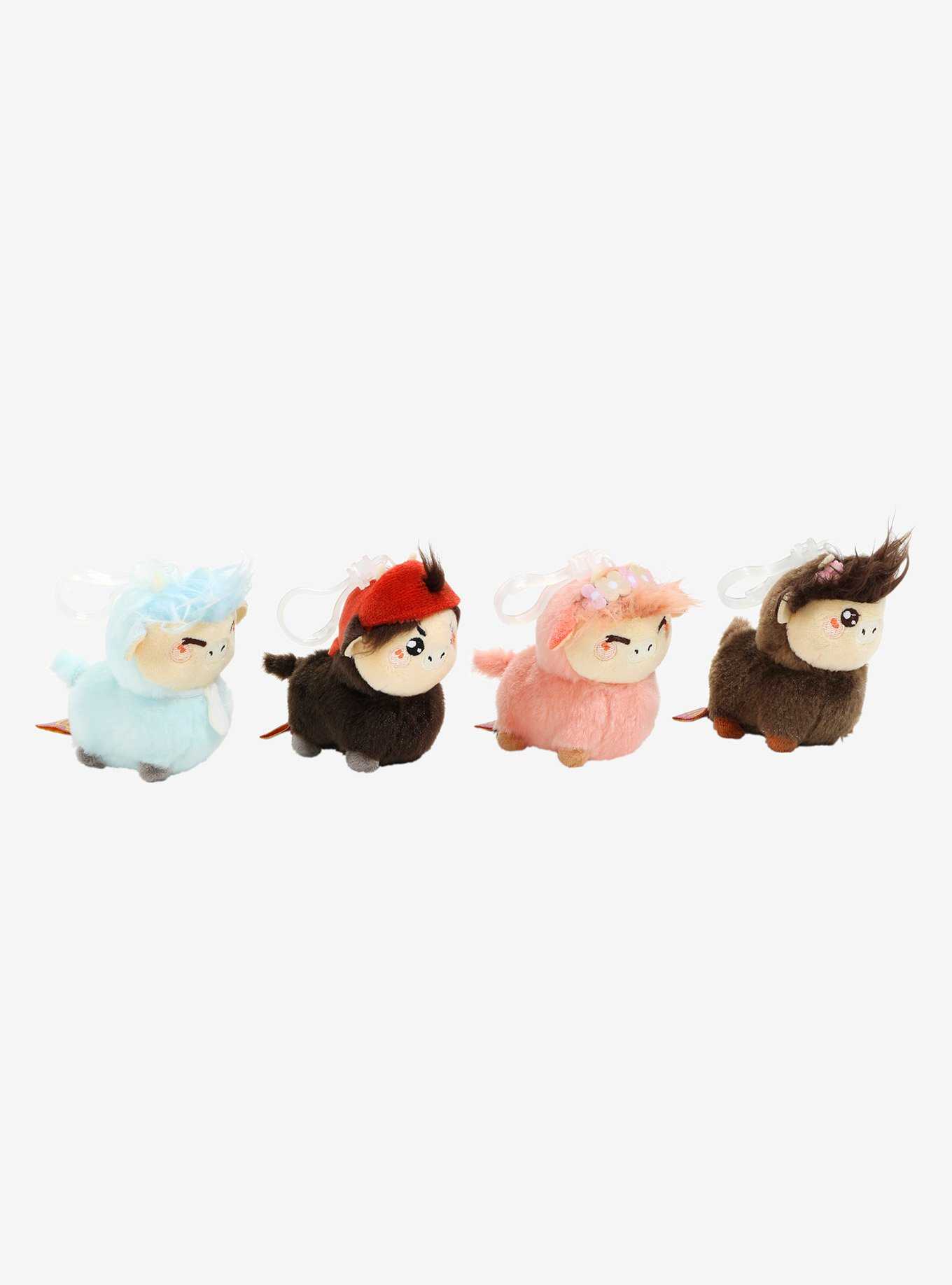 Fluffy Highland Cow Blind Bag Plush Bag Clip - BoxLunch Exclusive, , hi-res