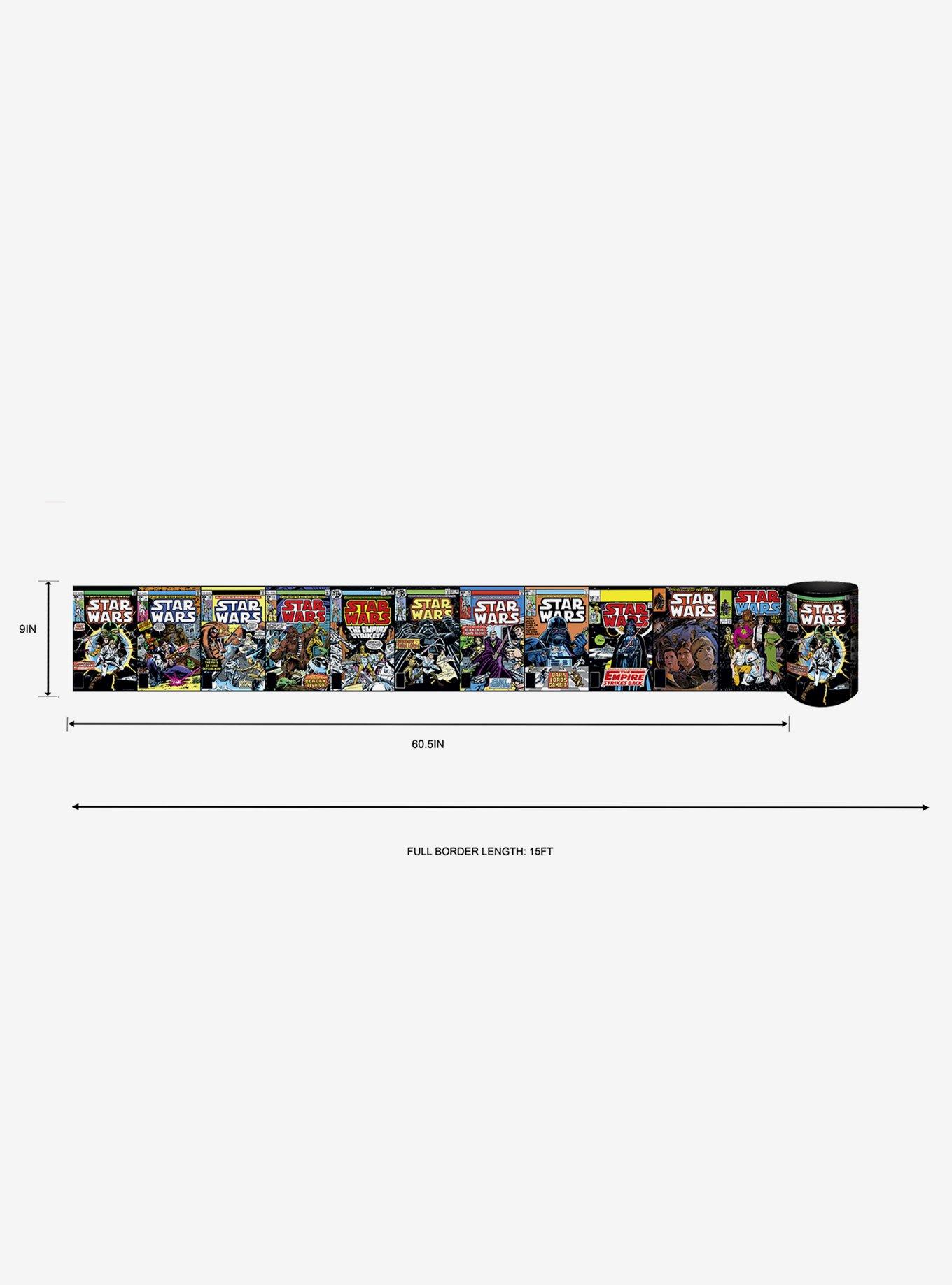 Star Wars Comic Books Peel & Stick Wallpaper Border, , alternate