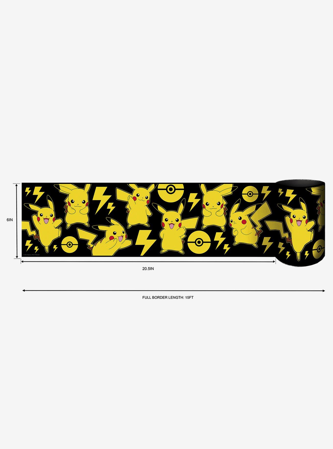 Pokémon Pikachu Peel & Stick Wallpaper Border