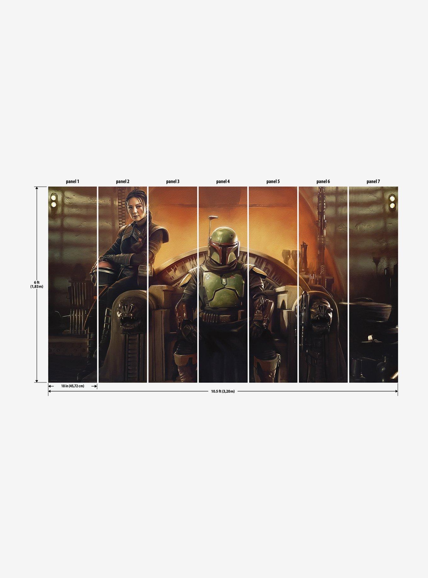 Star Wars The Book Of Boba Fett Peel & Stick Wall Mural, , alternate