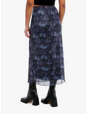 Cosmic Aura® Sun Swirl Mesh Midi Skirt, , hi-res