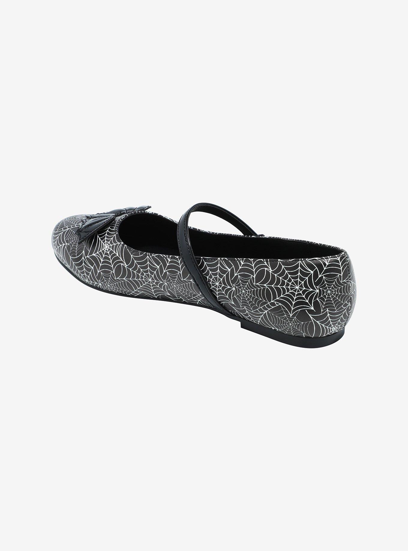 Strange Cvlt Spiderweb Mary Jane Flats, MULTI, alternate