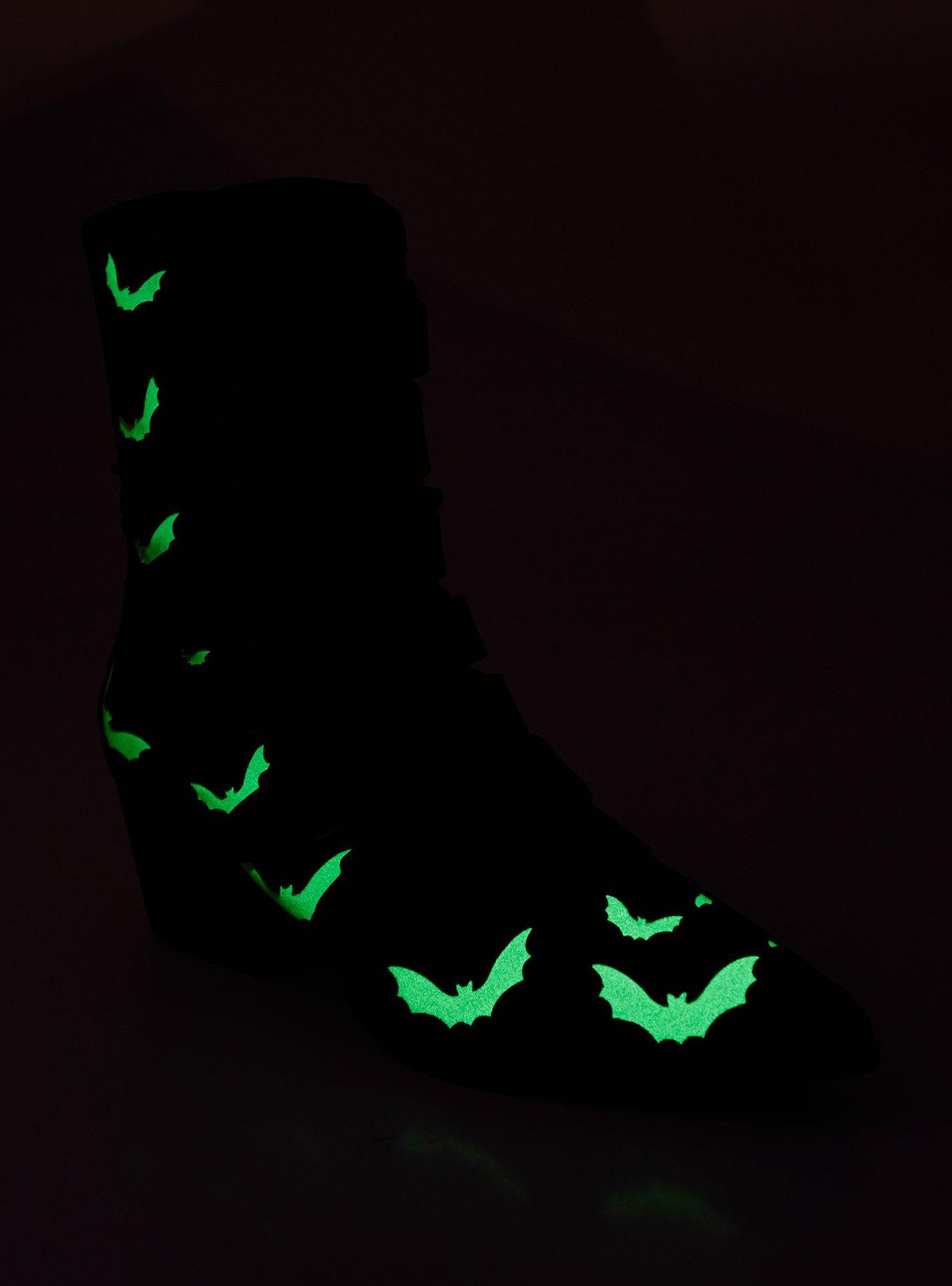 Strange Cvlt Glow-In-The-Dark Bat Coven Booties, , hi-res