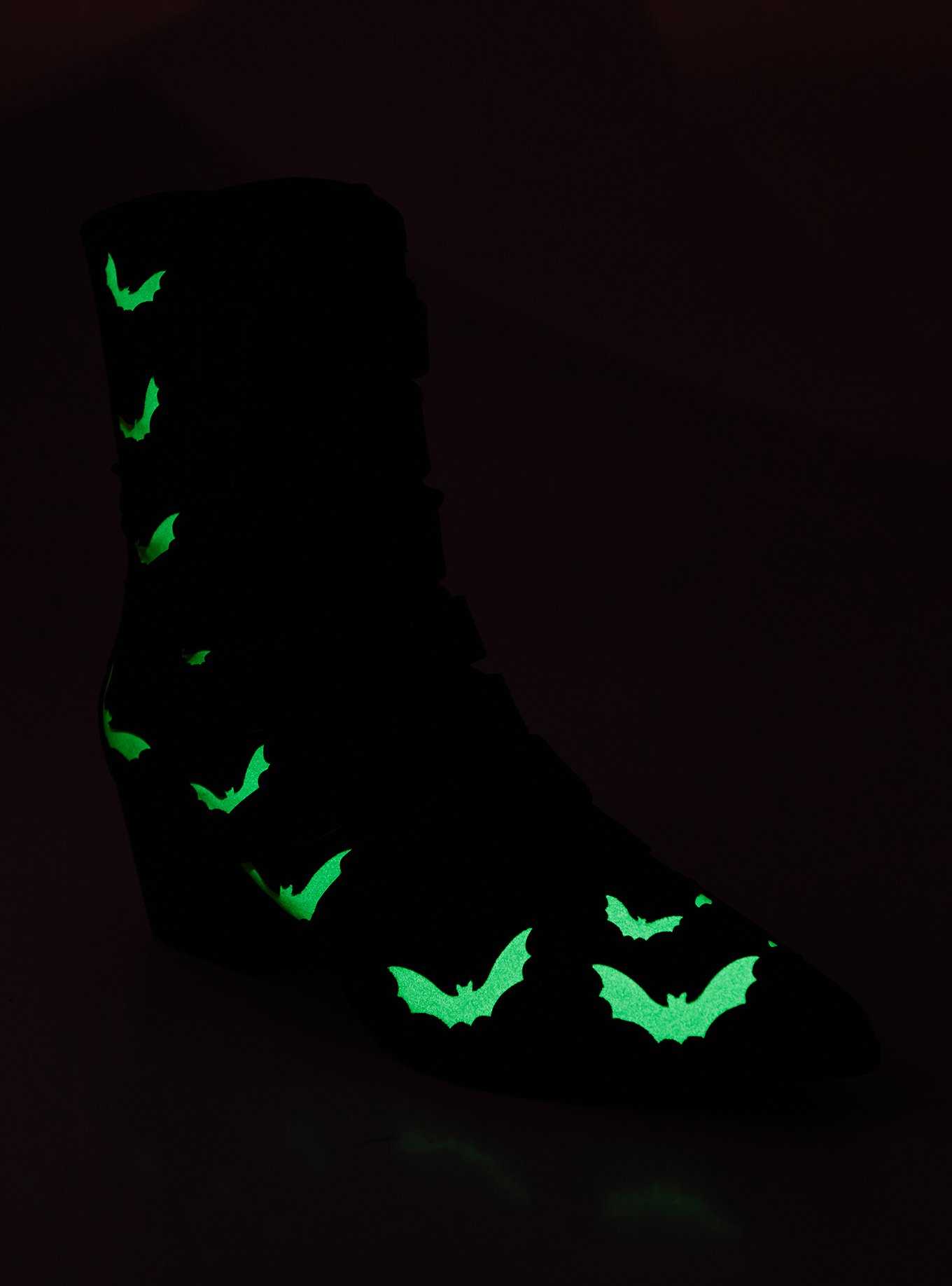 Strange Cvlt Glow-In-The-Dark Bat Coven Booties, , hi-res