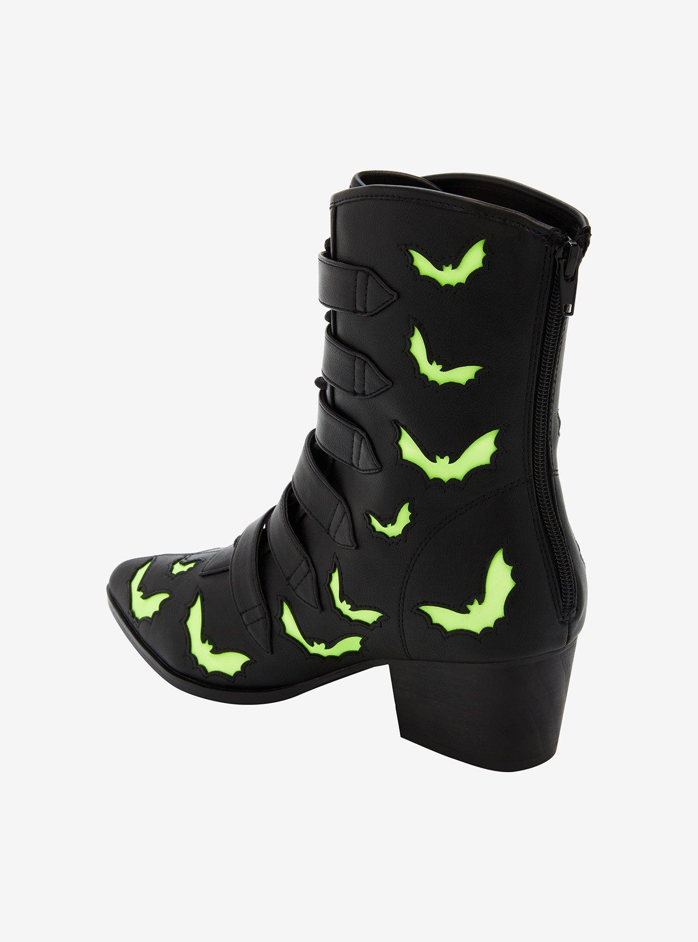 Strange Cvlt Glow-In-The-Dark Bat Coven Booties, MULTI, alternate