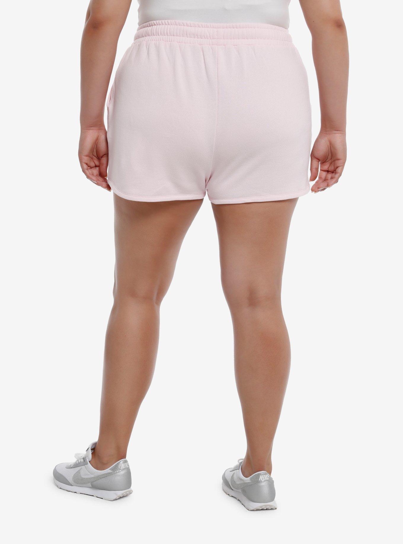 Hello Kitty Face Girls Lounge Shorts Plus Size, MULTI, alternate