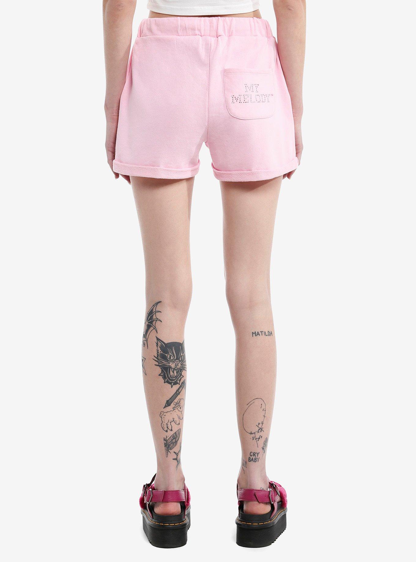 My Melody Rhinestone Girls Lounge Shorts, PINK, alternate