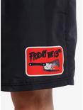 Friday The 13th Jason Mask Nylon Shorts, RED, alternate