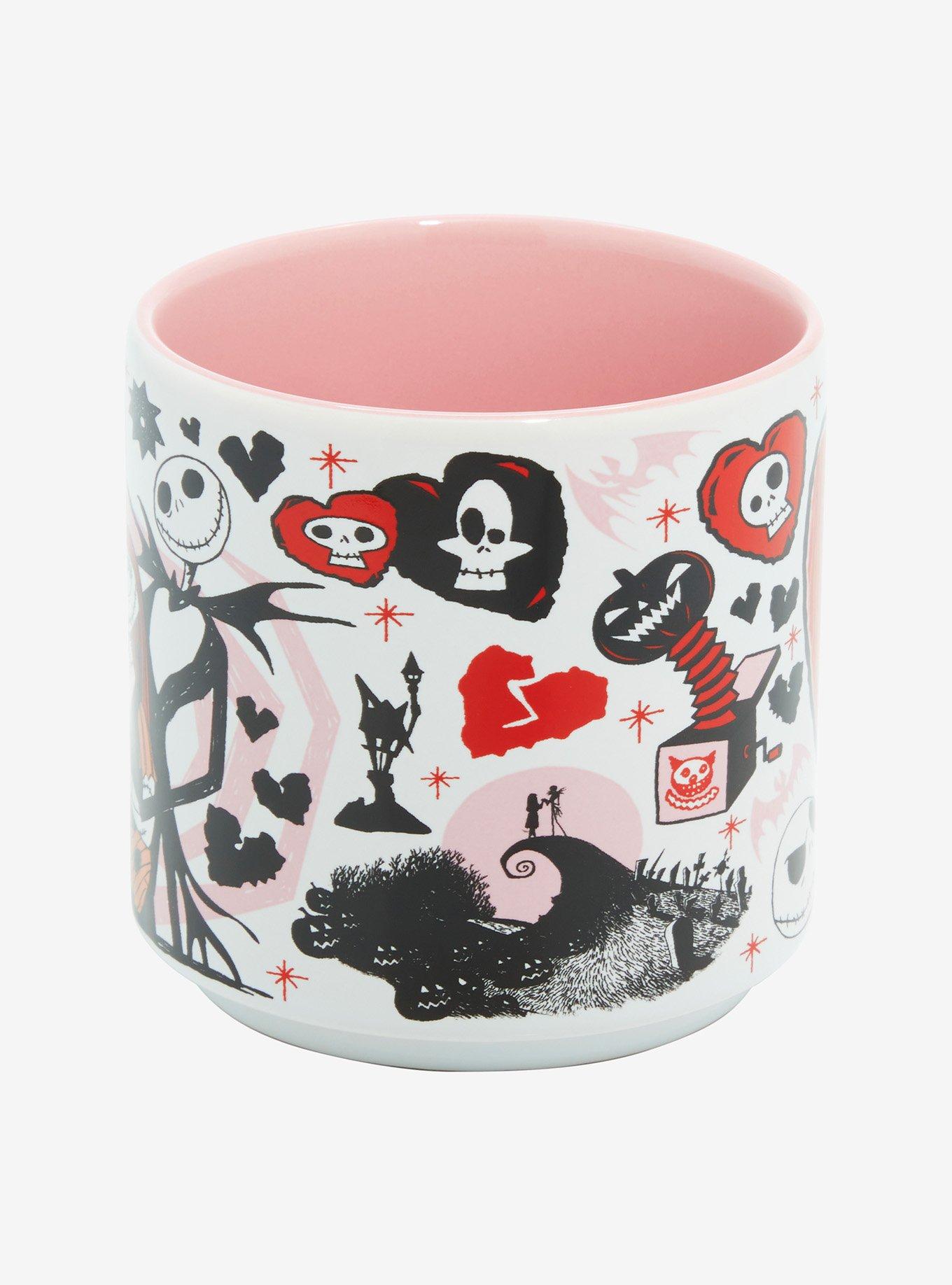 Disney The Nightmare Before Christmas Jack & Sally Valentine's Day Mug, , alternate