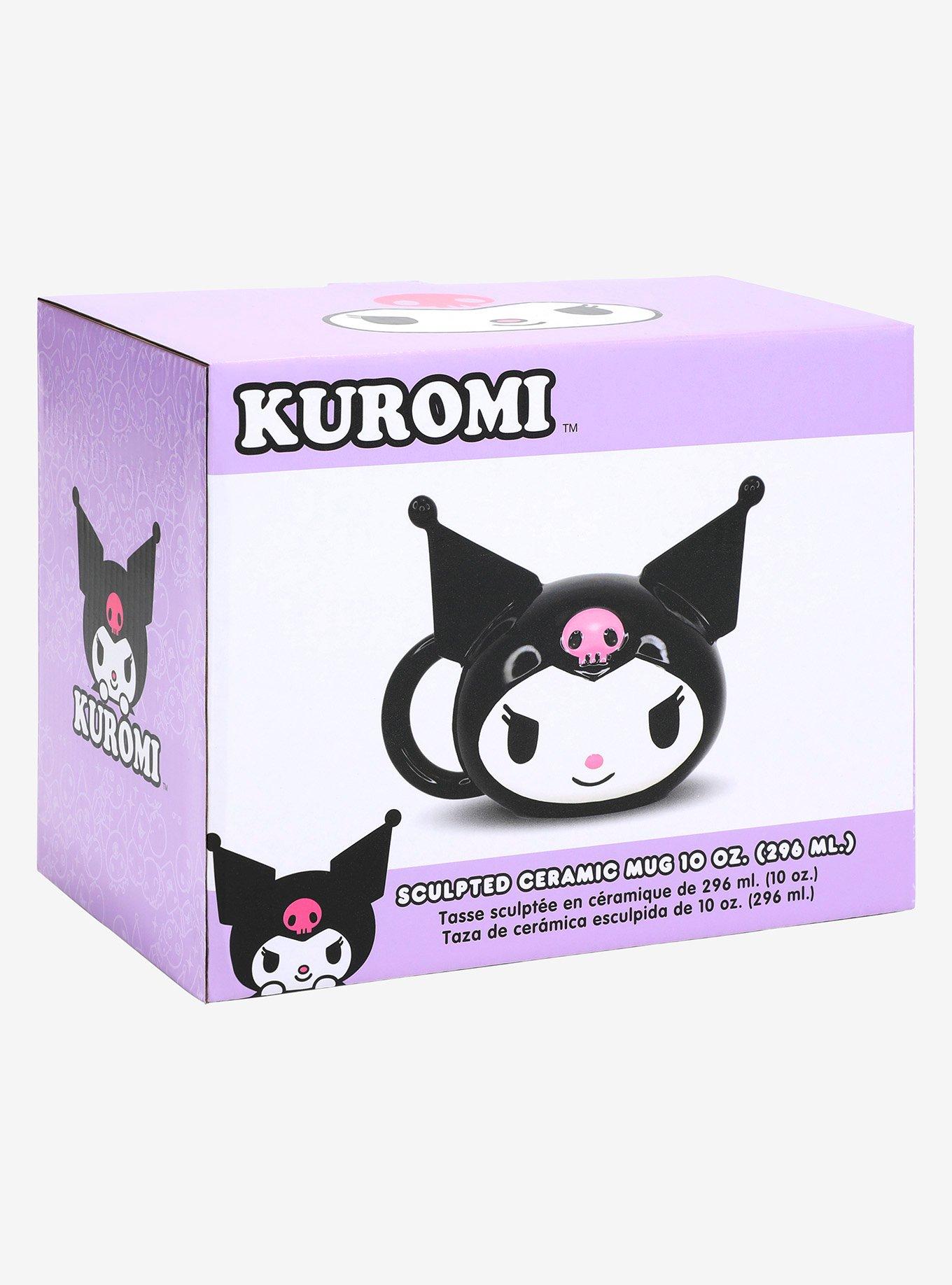 Sanrio Kuromi Figural Face Mug, , alternate