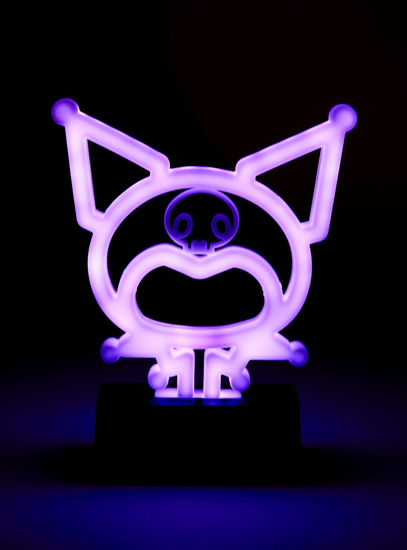 Sanrio Kuromi Silhouette Neon Desk Lamp, , alternate