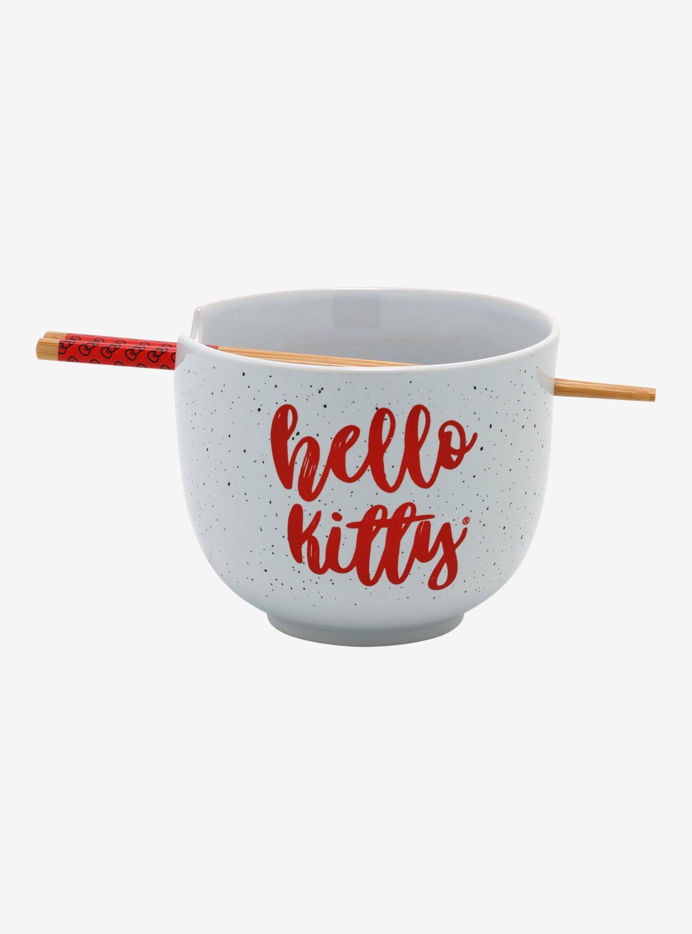 Sanrio Hello Kitty Portrait Ramen Bowl With Chopsticks, , alternate