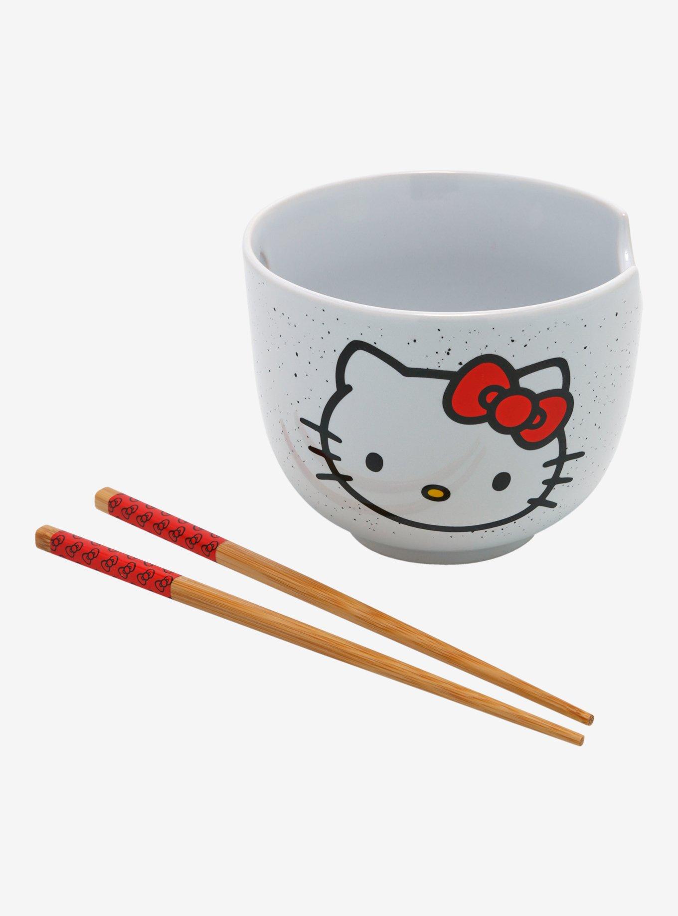 Sanrio Hello Kitty Portrait Ramen Bowl With Chopsticks, , alternate