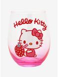 Sanrio Hello Kitty Strawberry Wine Glass, , alternate