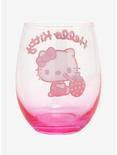 Sanrio Hello Kitty Strawberry Wine Glass, , alternate