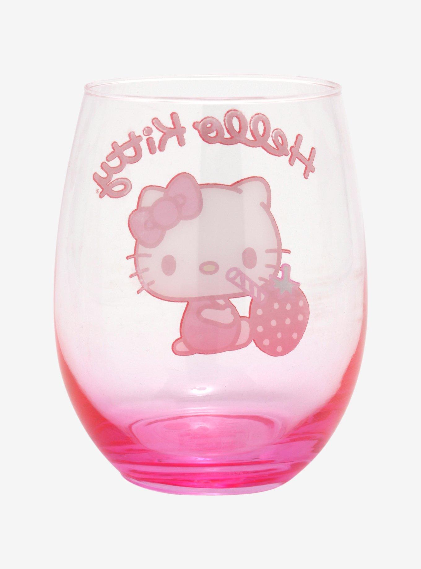 Sanrio Hello Kitty Strawberry Wine Glass, , alternate