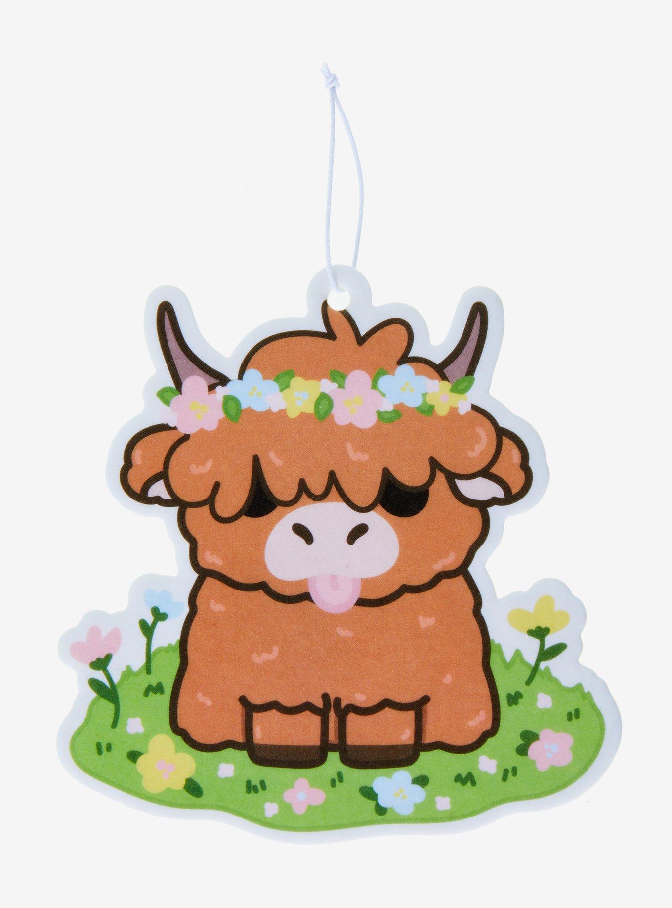 Highland Cow Tulip Scented Air Freshener - BoxLunch Exclusive, , alternate