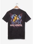 Marvel X-Men Wolverine Mineral Wash Portrait T-Shirt - BoxLunch Exclusive, MINERAL BLACK, alternate