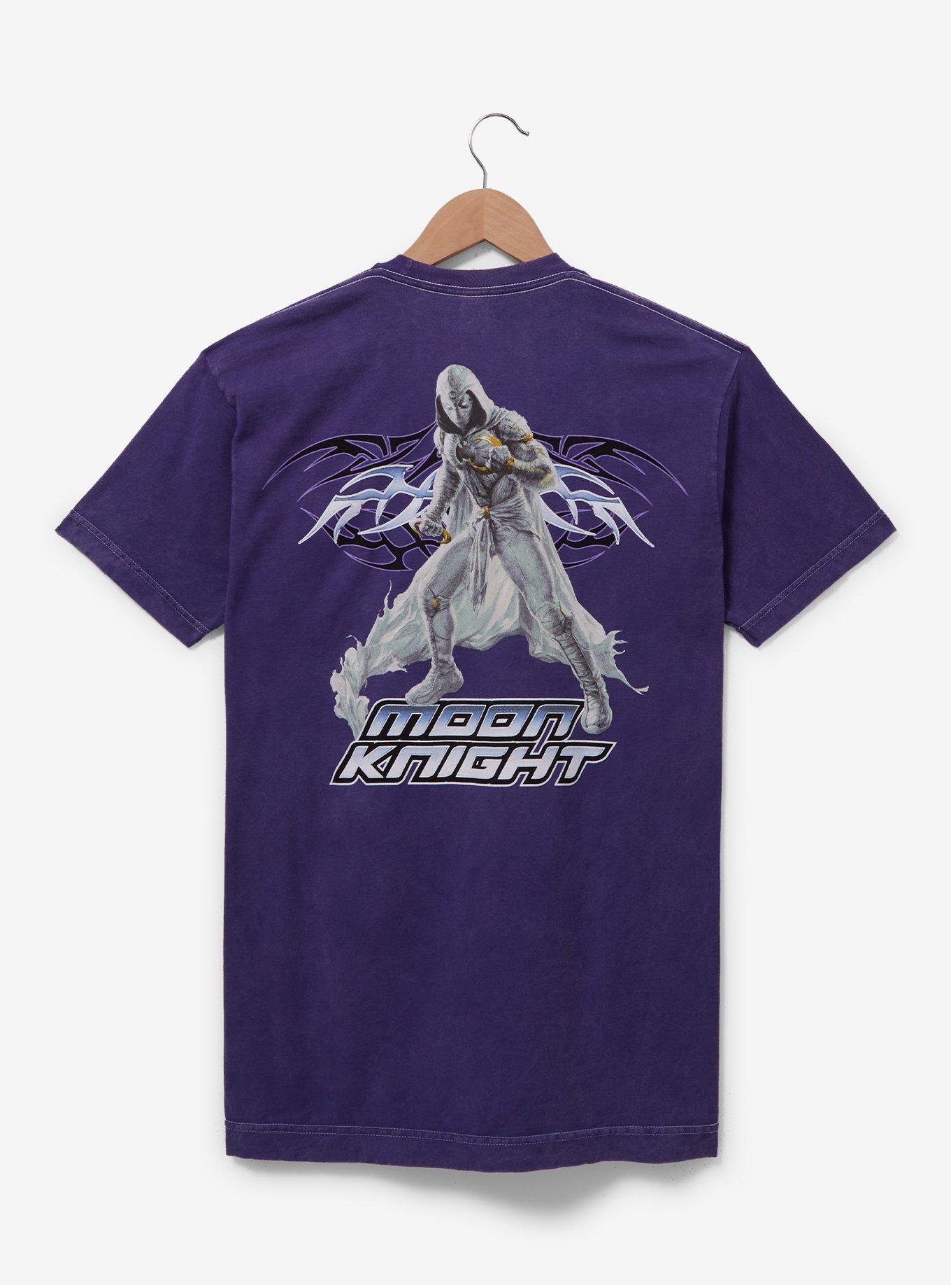 Marvel Moon Knight Portrait T-Shirt - BoxLunch Exclusive, DARK PURPLE, alternate