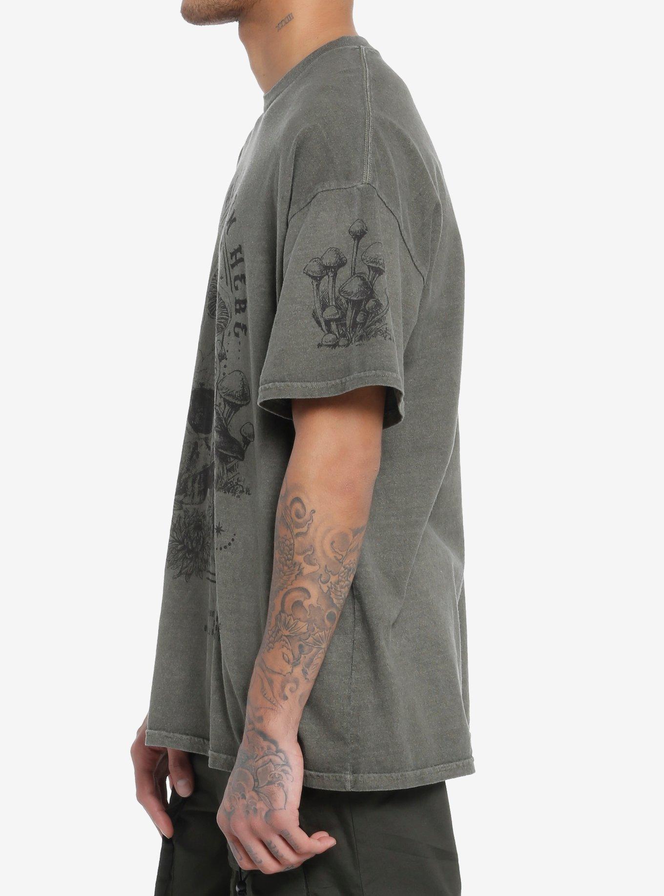 We Are All Human Oversized T-Shirt, BLACK, alternate