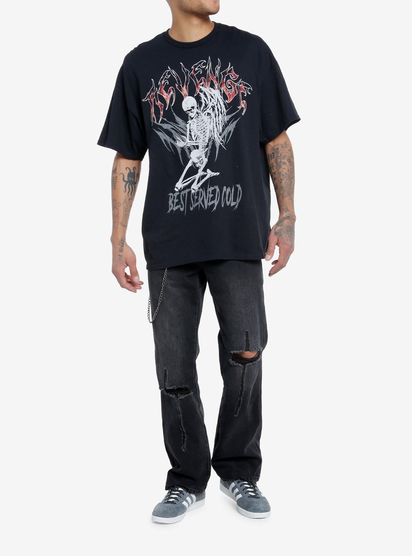 Revenge Served Cold Oversized T-Shirt, , hi-res