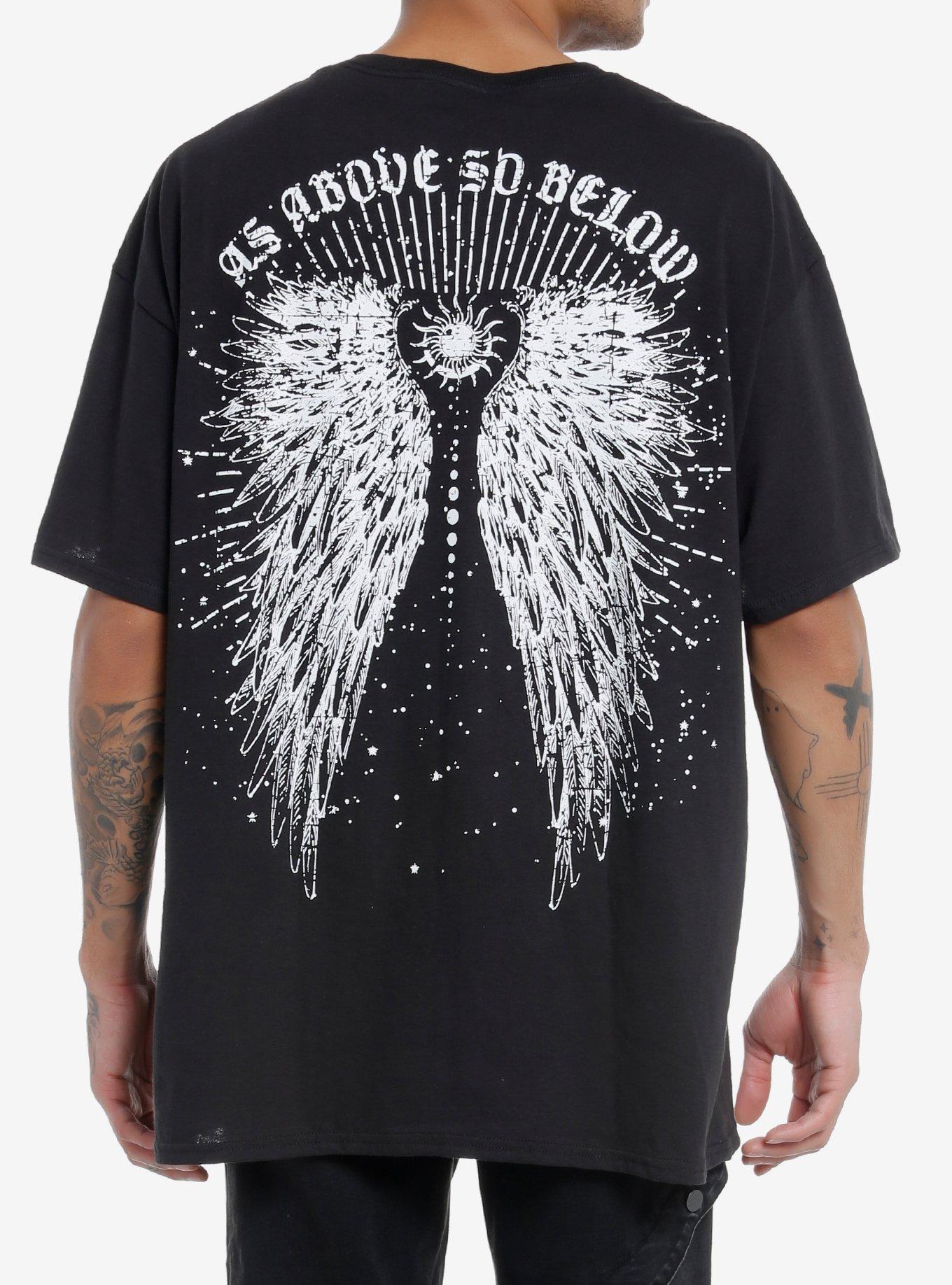 Cosmic Aura As Above So Below Oversized T-Shirt, , alternate