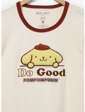 Sanrio Pompompurin Do Good Women's Ringer T-Shirt - BoxLunch Exclusive, , hi-res
