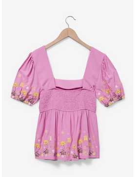 Disney Tangled Floral Lanterns Women's Smock Blouse - BoxLunch Exclusive, , hi-res
