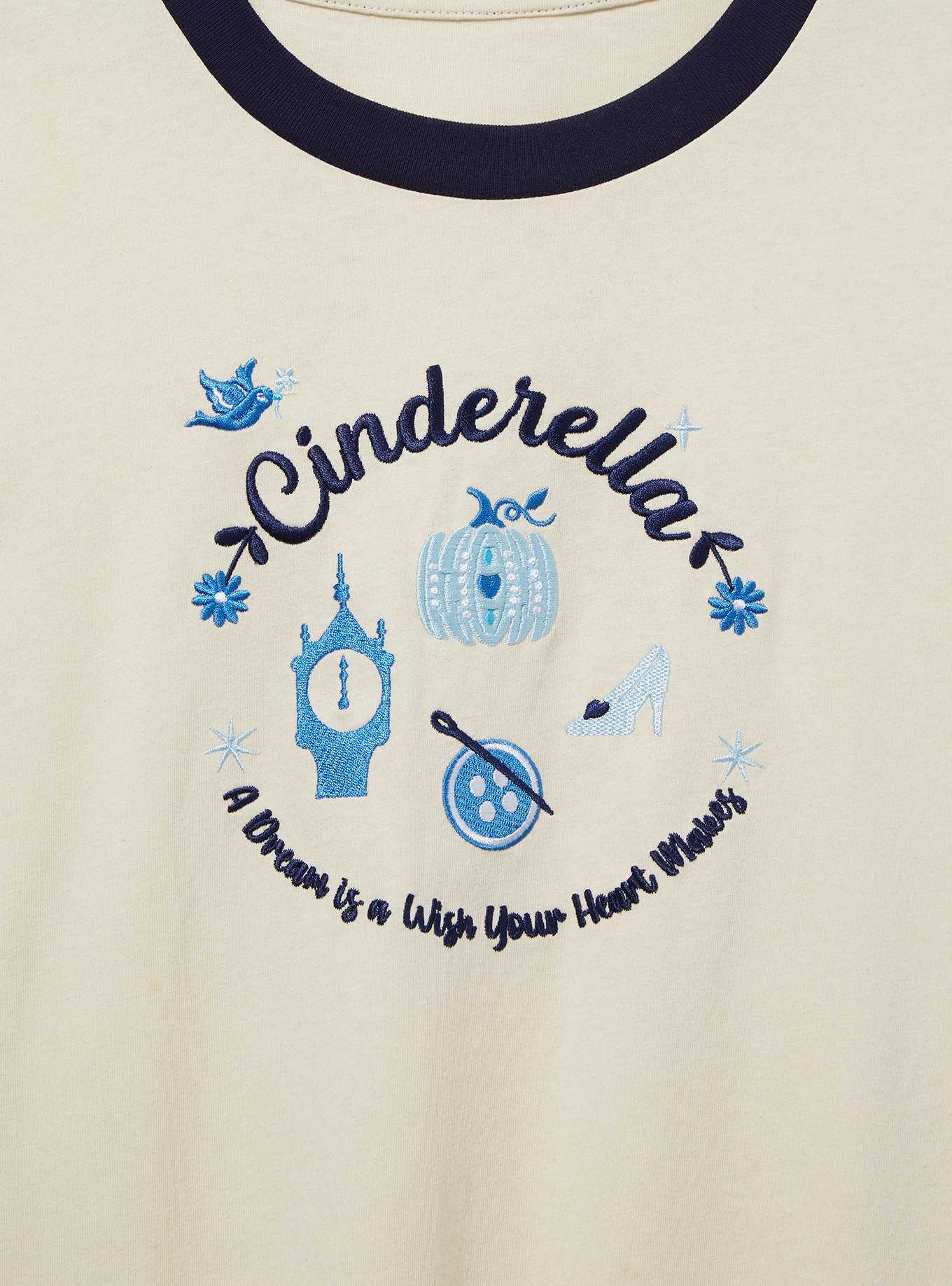 Her Universe Disney Cinderella Icons Ringer Women's T-Shirt - BoxLunch Exclusive, , hi-res