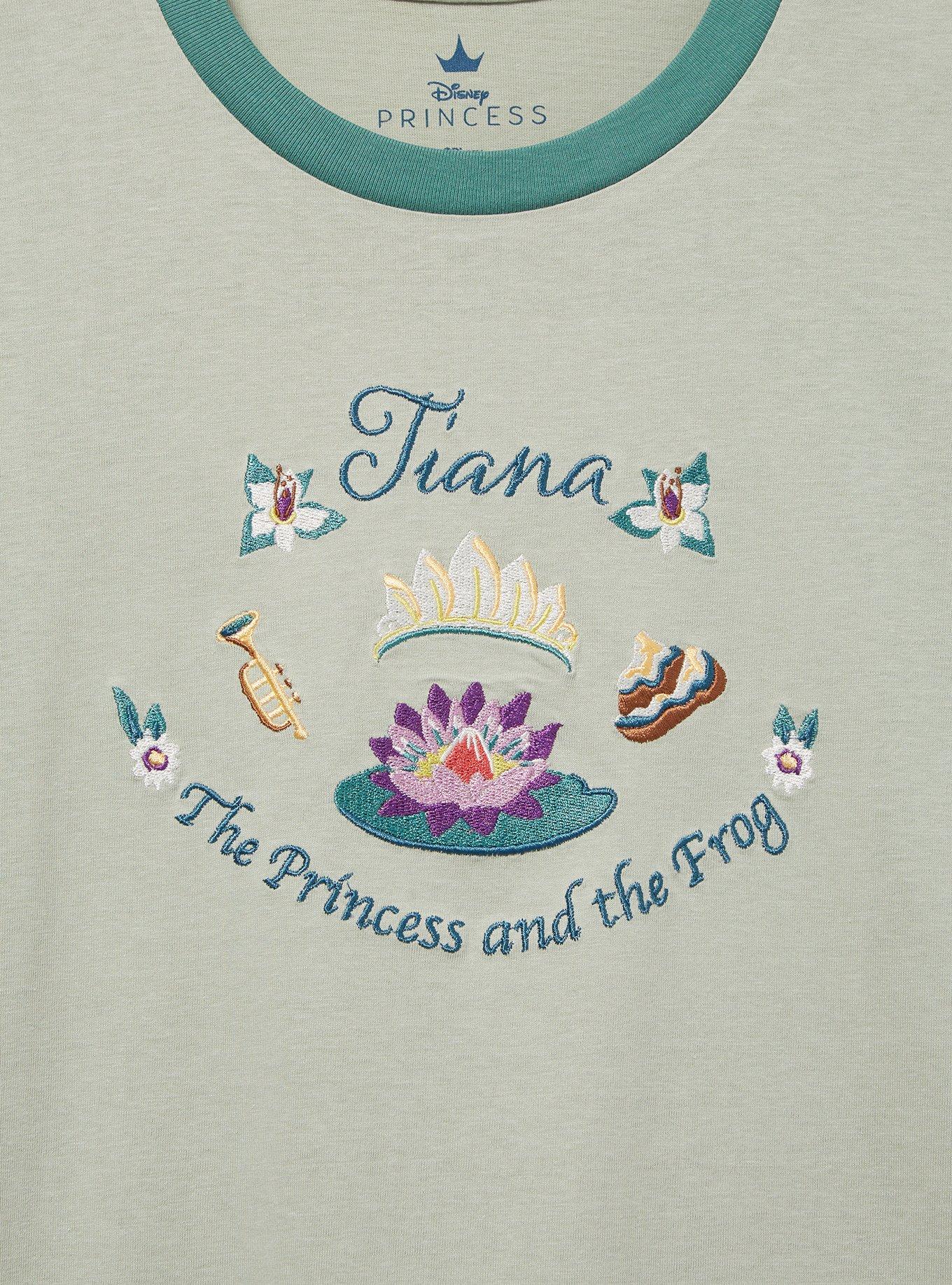 Disney the Princess and Frog Tiana Icons Women's Plus Ringer T-Shirt — BoxLunch Exclusive