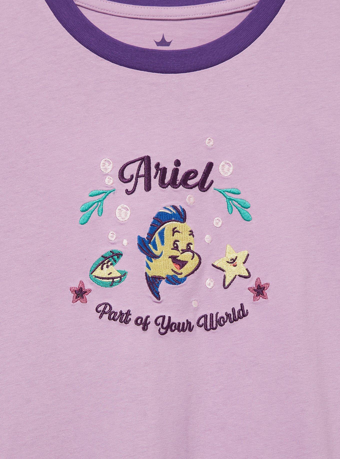 Disney The Little Mermaid Ariel Icons Women's Ringer T-Shirt - BoxLunch Exclusive, , hi-res