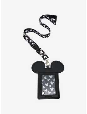 Disney100 Mickey Mouse Metallic Drip Lanyard & Cardholder, , hi-res