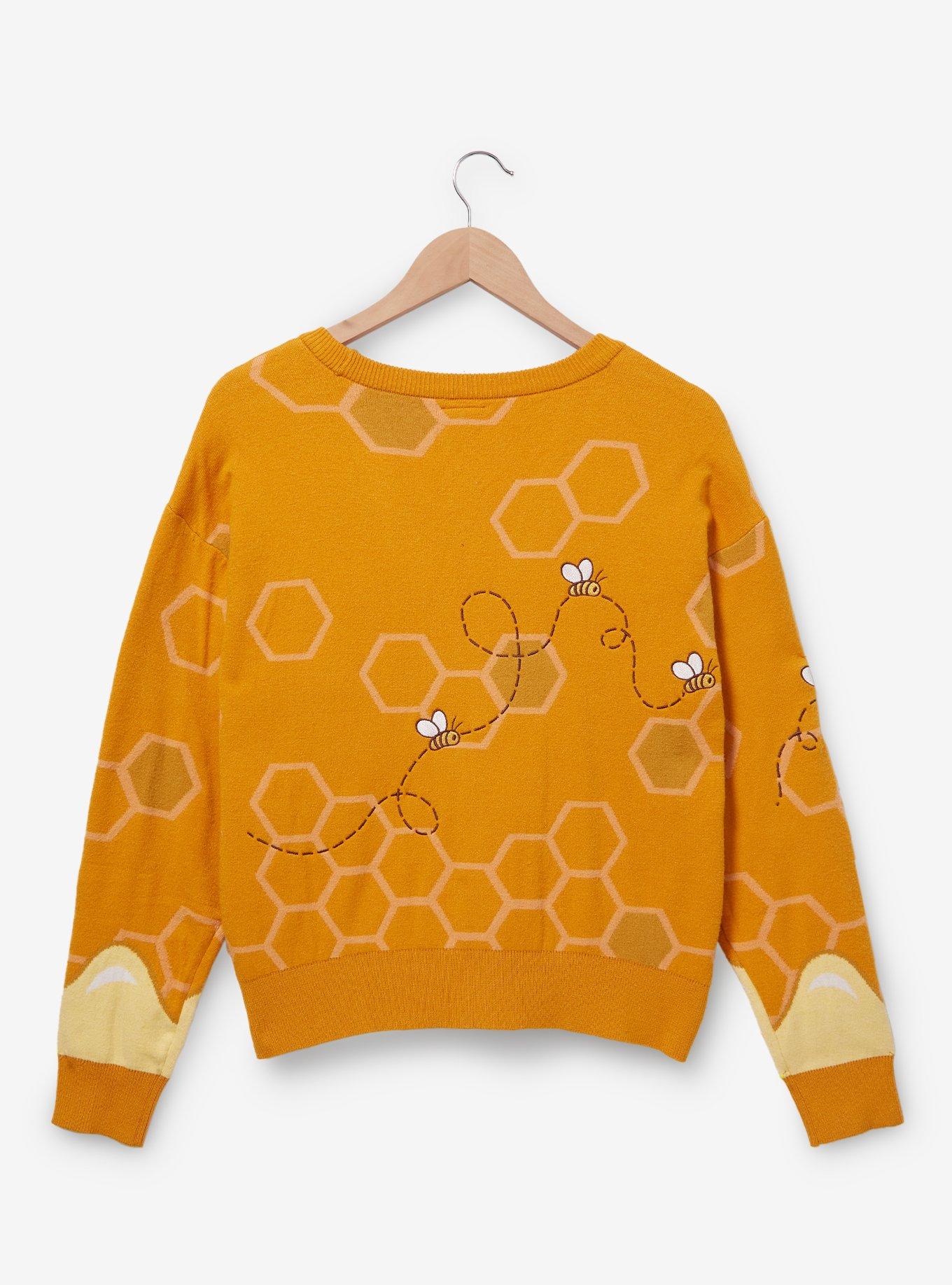 Disney Winnie the Pooh Honeycomb Pooh Bear Women's Cardigan - BoxLunch Exclusive, , hi-res