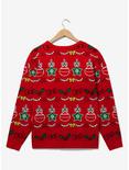 Sanrio Hello Kitty Happy Holidays Women's Sweater - BoxLunch Exclusive, RED, alternate