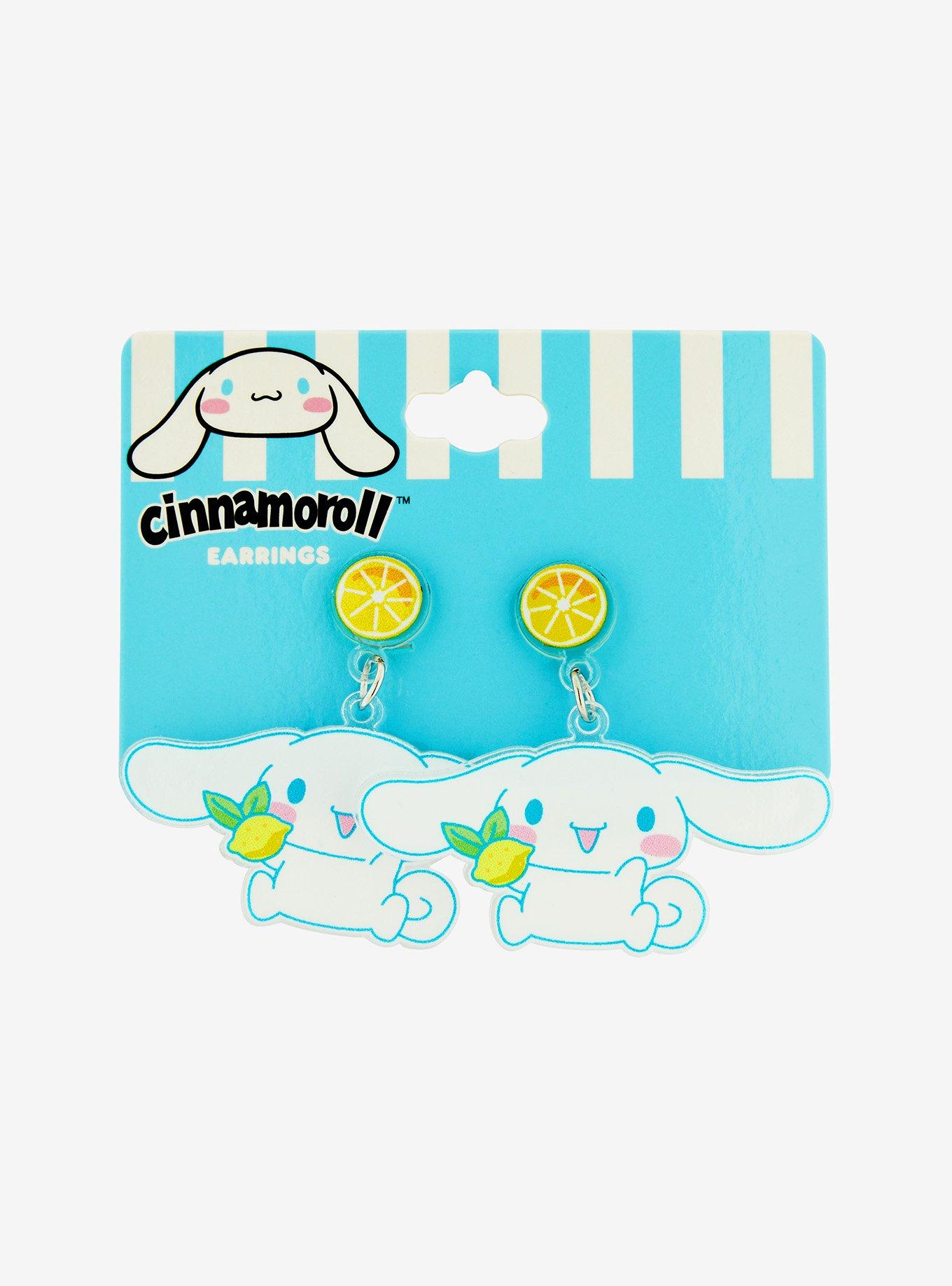 Sanrio Cinnamoroll Lemon Charm Earrings - BoxLunch Exclusive, , alternate